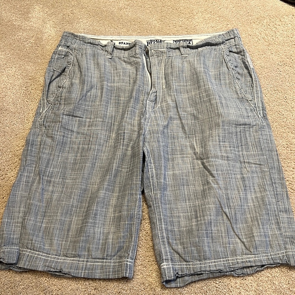 Buckle Black Shorts